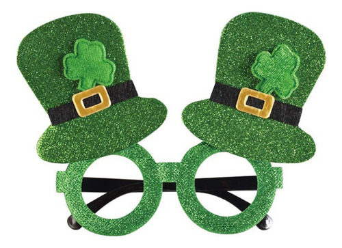 Gafas De Trébol Para Celebrar El Día De San Patricio De Clov