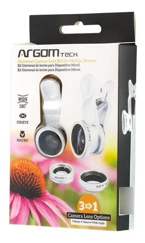 Argom Kit Universal 3-en-1 Para Lente De Teléfono Celular