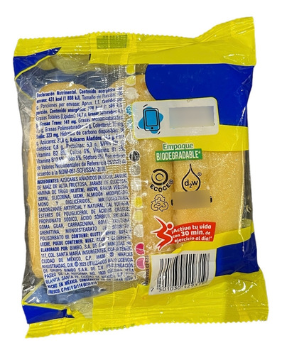 Twinkies Sabor Vainilla 3 Pzas. 114 G