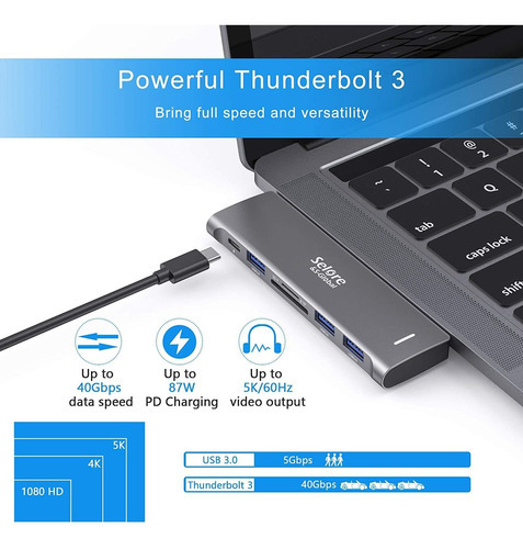 Adaptador Usb C Para Macbook Pro / Macbook Air 13 15 16