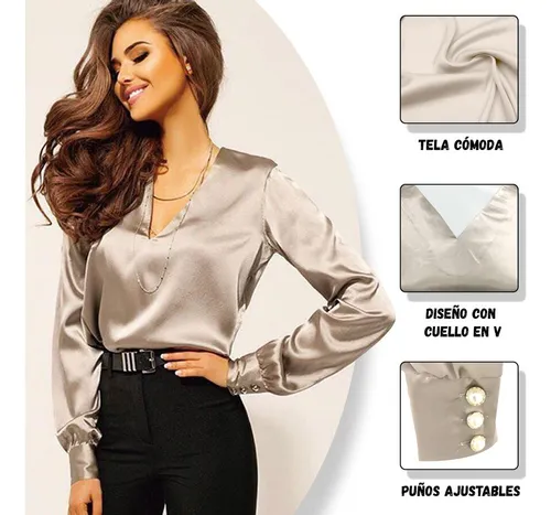 Blusa dama elegante sale