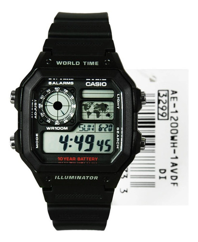 Reloj Casio Ae-1200wh-1a Original Sumergible