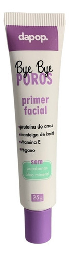 Primer Facial Dapop Vegano Suaviza Os Poros Com Vitamina E Tom do primer Branco