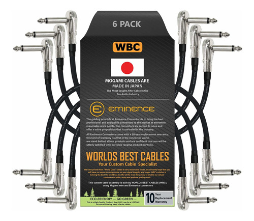 6 unidades  mogami 2319  4 inch  pedal Efecto Para Cable