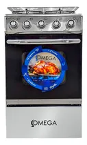 Comprar Cocina Gas 4h Tapa De Vidrio Parrilla Gruesa Acero Omega Ele
