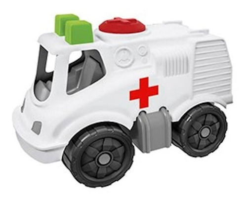 Ambulancia De Juguete Irrompible Duravit Para Niños Pequeños