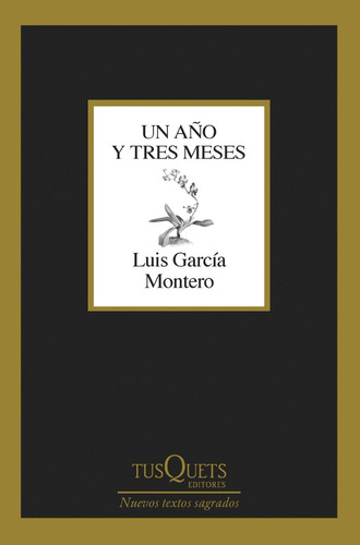 Un Año Y Tres Meses - Garcia Montero Luis (libro) - Nuevo