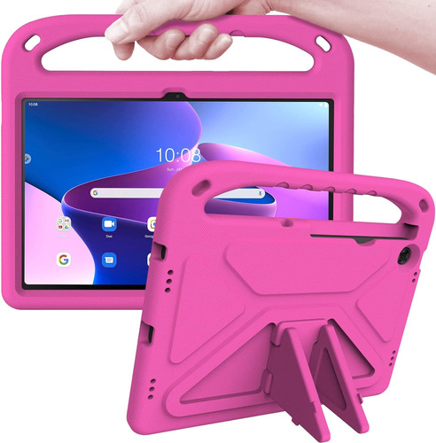 Funda Para Lenovo Tab M10 Plus Gen 3 Con Soporte-rosa