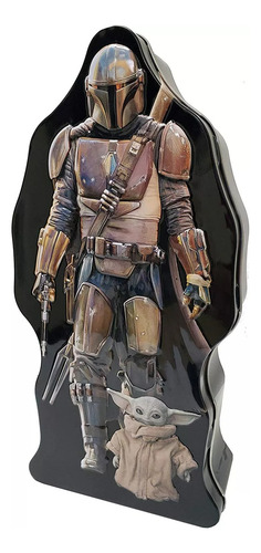 Lata Box Organizadora De Lapices Mandalorian Starwars