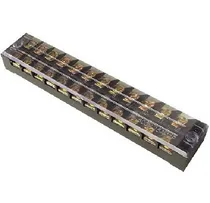 Comprar Regleta Bornera Baquelita 12 Polos Terminal 600v 25amp