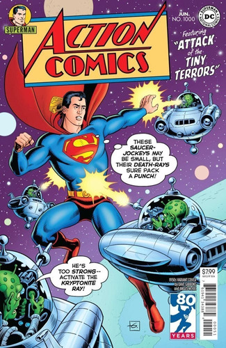 Action Comics 1000  1950´s Variant Cover Dc Comics (inglés)