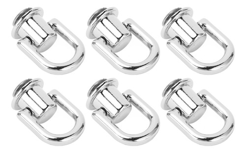 Remaches En Forma De Rosca De Metal Plateado, 20 Unidades, R