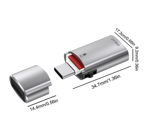 Lector De Tarjetas Usb C Adaptador De Lector De Tarjetas Tf