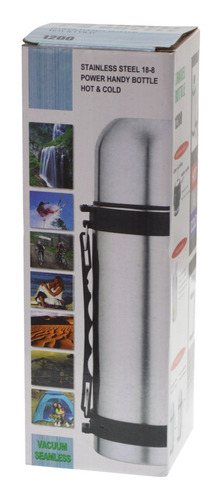 Termo Bala Para Agua Bebida Calientes Frías 1200ml Con Mango