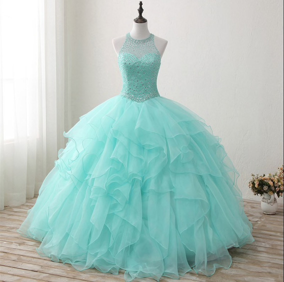 Vestidos Menta Aqua Esmeralda Xv Años Quinceaños 15 Años Wa | Meses sin intereses Vestidos Menta Aqua Esmeralda Xv Años Quinceaños 15 Años Wa | Meses sin intereses