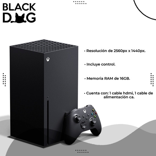 Microsoft Xbox Series X Capacidad 1tb Standard Bde