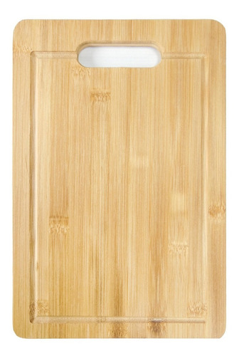 Tabla Corte Picar De Bambu Calidad Premium 33 Cm Surcos