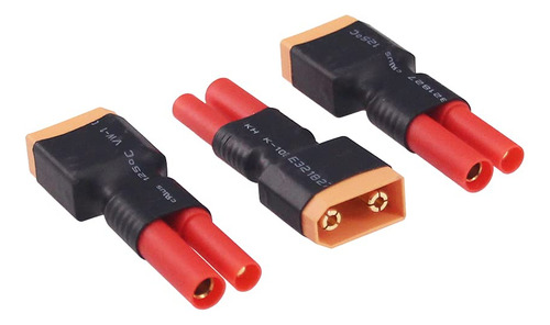 Paquete De Adaptadores Sin Cables Xt90 A Hxt 4 Mm: Conexin R