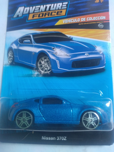 Carrito A Escala Nissan 370zx Azul De Maisto Adv Force