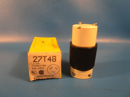 Daniel Woodhead 27t48, Connector, 20a 250v Ccw