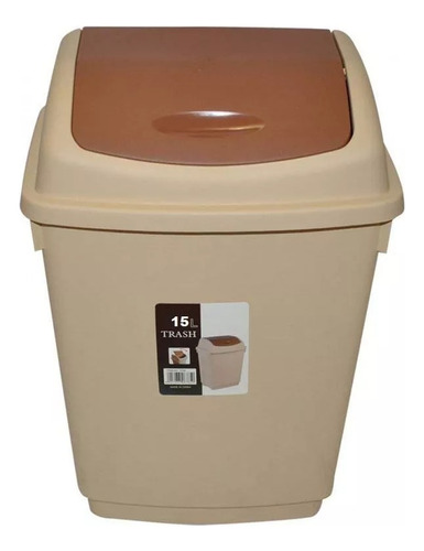 Basurero Papelero Oficina Cocina 50 Litros Con Tapa Vaiven