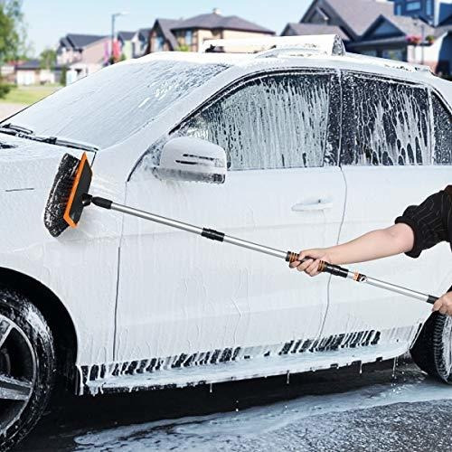 Matcc Car Wash Brush Long Handle Kit With Squeegee
