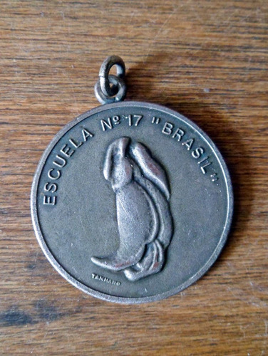 Antigua Medalla Escuela 17 Brasil 1978