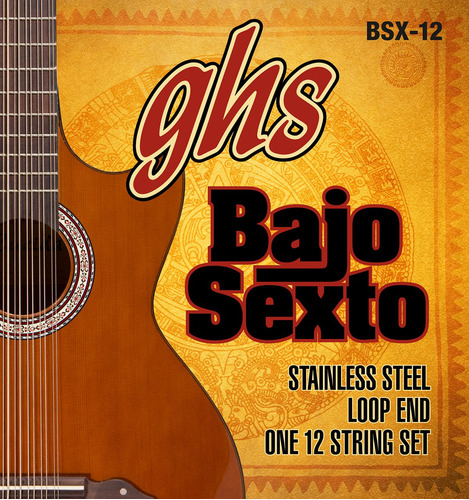 Ghs Cuerda Bsx-12 Acero Inoxidable Sexto Juego