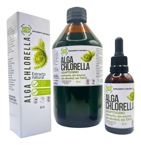 Alga Chlorella Combo Pack De 500 Ml