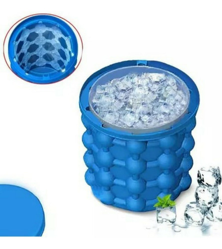 Cubeta Contenedor De Hielos De Silicona Ice Cube 120 Hielos