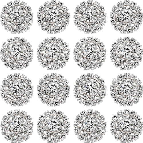 Rhinestone Embellishments 19 Mm Flatback Flower Crystal...