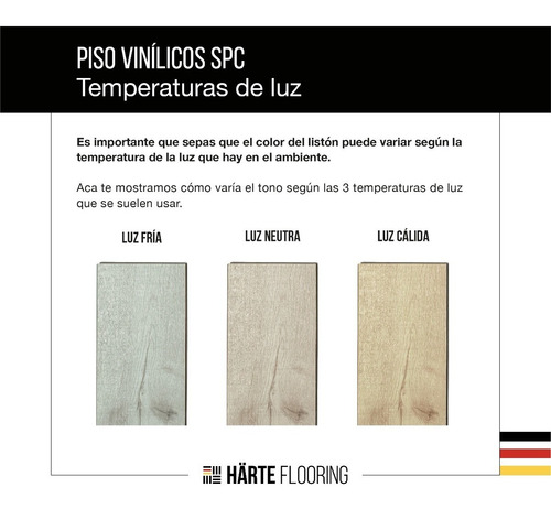 Piso Vinilico 4 Mm Spc Encastrable Click Simil Madera