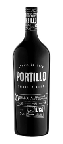 Vino Salentein Portillo Serigrafia Malbec Botellon 1,5 L