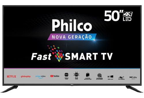 Smart Tv Led 50 Ultra Hd 4k Philco Ptv50n10n5e 4 Hdmi 2 Usb