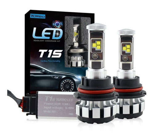 Par Ampolletas Turboled T1s Led 9004 