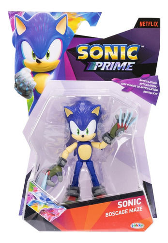 Sonic Prime Sonic Boscage Maze Figura Articulada 13cm Jakks