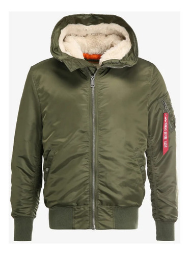 Alpha Industries Ma-1 Hooded Dark Green