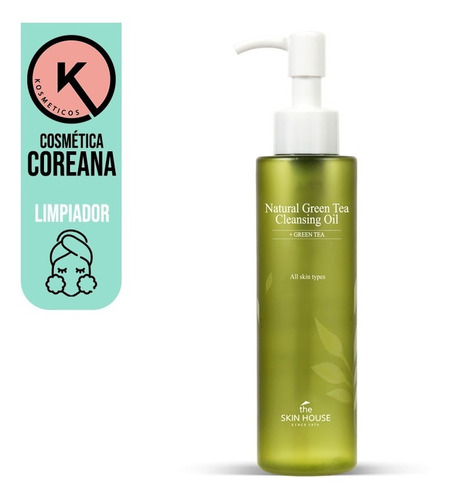 Aceite Limpiador Facial Té Verde Cleansing Cosmética Coreana