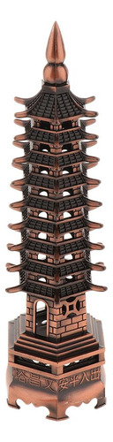 Modelo Torre Pagoda Fengshui Ornamento Accesorios De Oficina