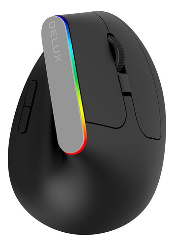 Mouse Inalámbrico Delux M618c Ergonómico Vertical 6 Botones