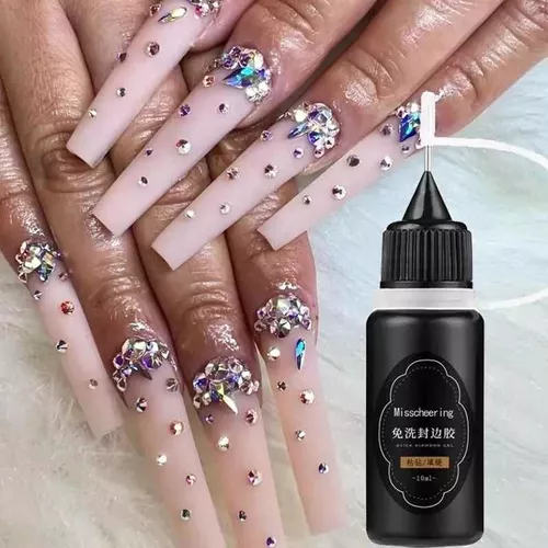 Pegamento de uñas para uñas de acrílico.