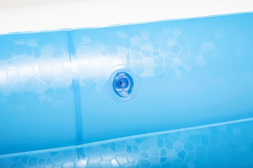 Pileta inflable rectangular Bestway 54006 de 2.62m x 1.75m x 51cm 778L azul y blanca caja
