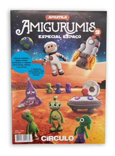 Kit 5 Apostilas Amigurumi Edições Exclusivas Círculo Crochê