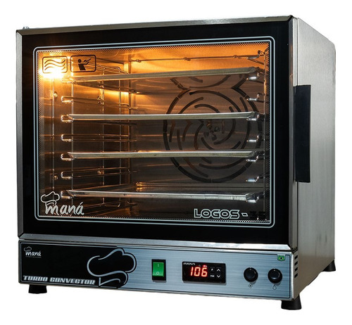 Forno Elétrico Mini 5 Esteiras Com Vapor Turbo Convector