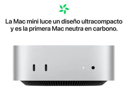 Apple Mac Mini M4 16gb (memória unificada) 256 gb prata prata