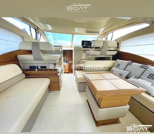 Imagem 3 de 8 de Azimut 50, 2016, 2x Cummins 600hp - Schaeffer - Intermarine