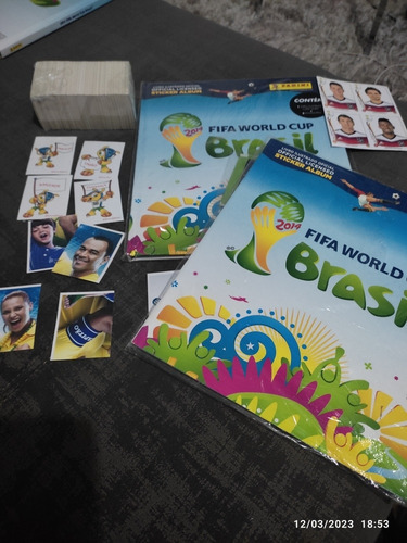 Álbum Figurinhas C/ Dura Copa 2014 Completo P/ Colar +brinde