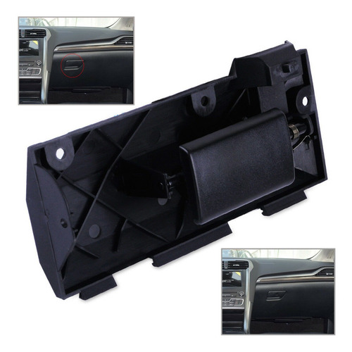 Manija Int Ford Mondeo 2001 - 2007 (para Guantera) Negra