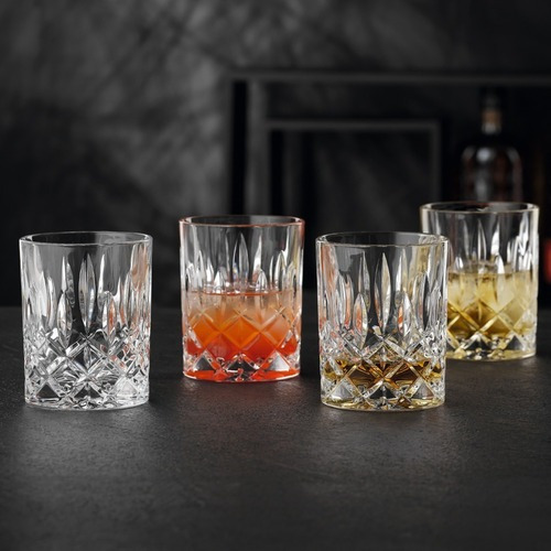 Nachtmann Riedel Noblesse 4 Vasos Whiskey Cristal Cortado Color Transparente
