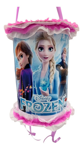 Piñata Frozen Tipo Cilindro